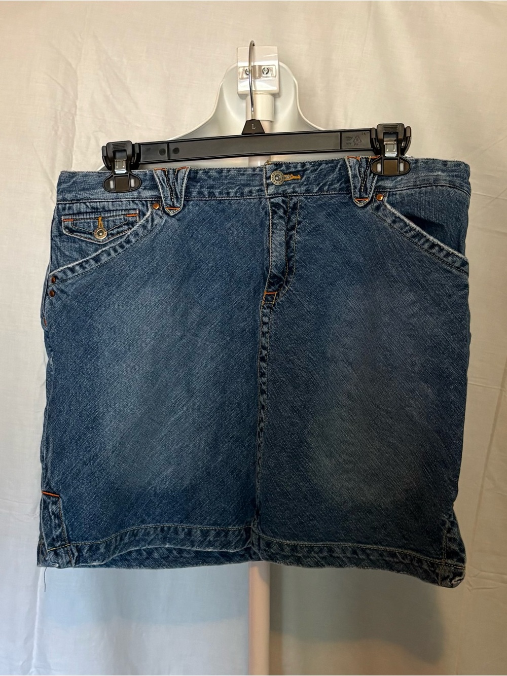 Tommy Hilfiger Dark Blue Denim Mini Skirt